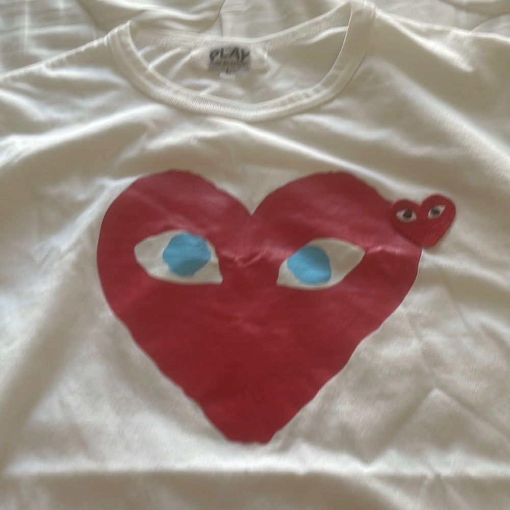 CDG blue eyes shirt